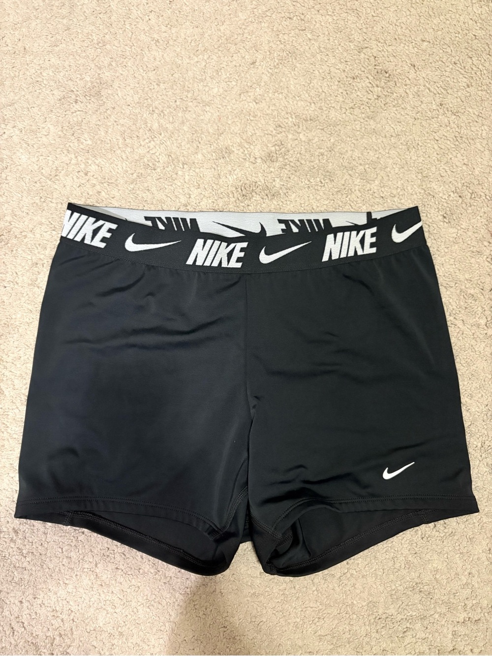 Nike Black womens shorts with Logo Waistband